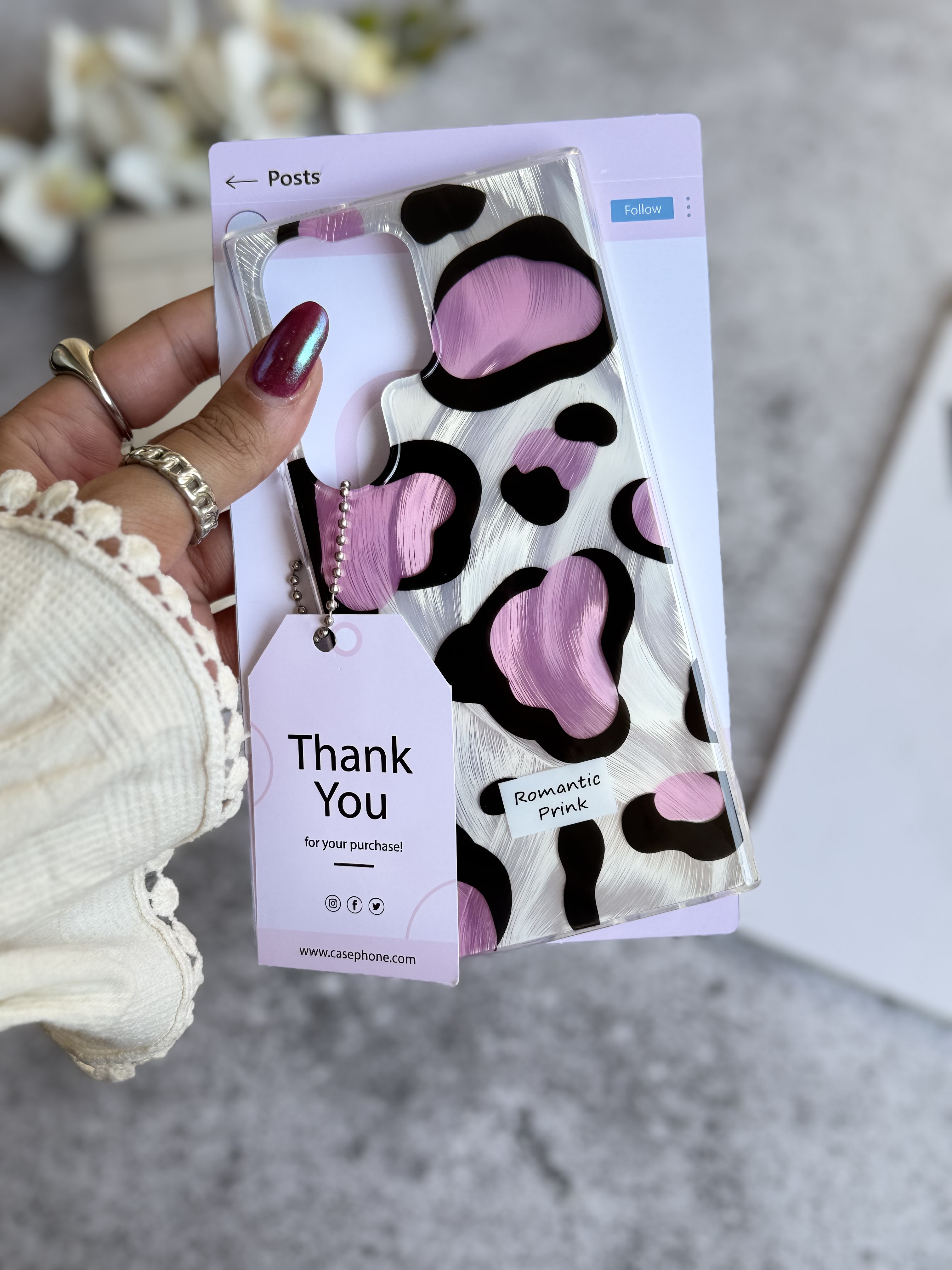 قاب پلنگی Romantic Pink اندرویدی