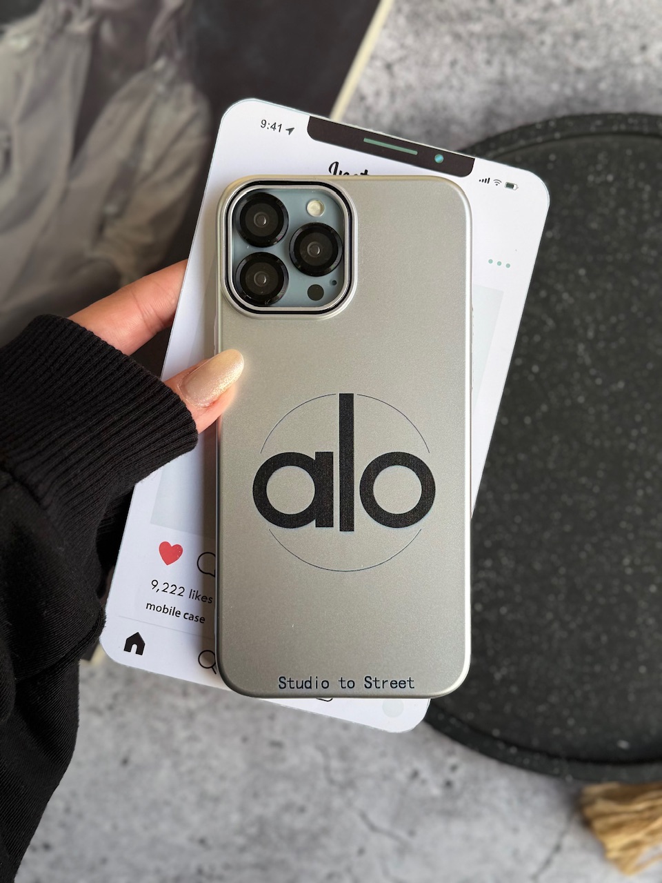 قاب Silver alo آیفون و سامسونگ